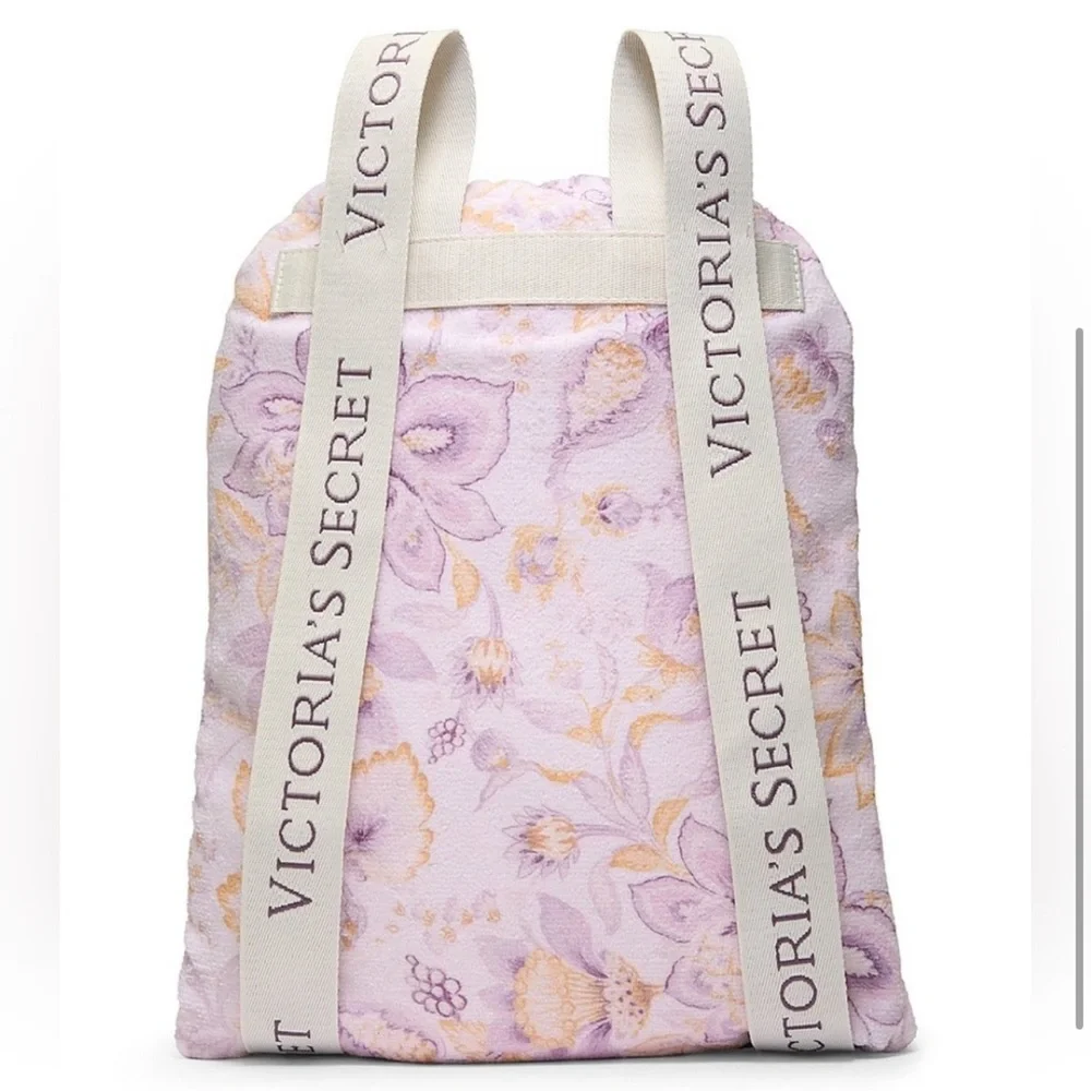 NWT Victoria's Secret Packable‎ Floral Beach 2 In 1 Towel Convertible Backpack